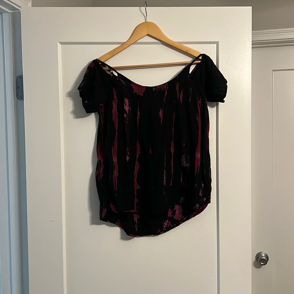 Cold shoulder blouse